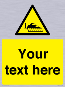 Custom warning grounding cruiser on lock cill